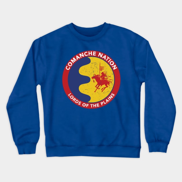 Comanche Nation Crewneck Sweatshirt by Virly